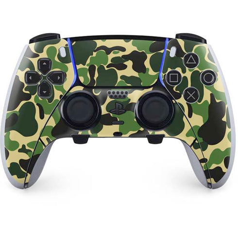 Green Street Camo PS5 DualSense Edge Pro Controller Skin