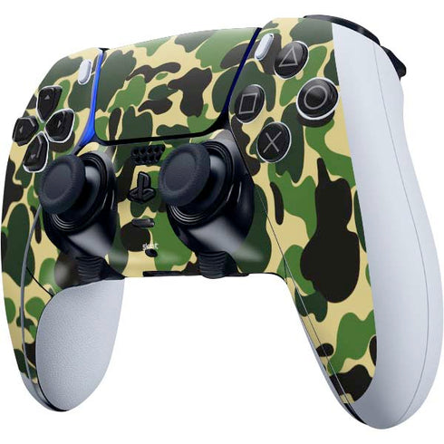 Green Street Camo PS5 DualSense Edge Pro Controller Skin