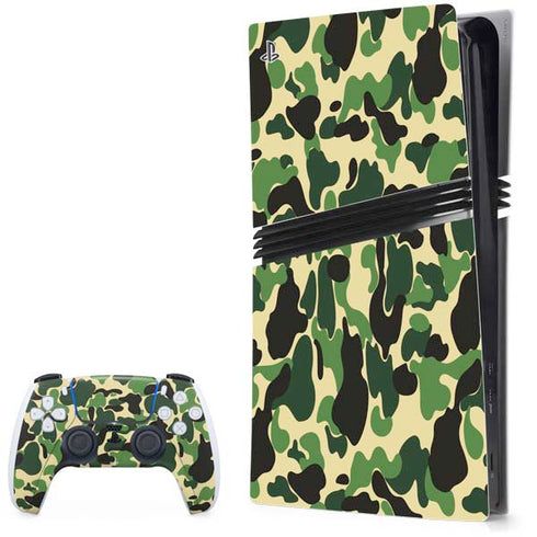 Green Street Camo PlayStation PS5 Skins