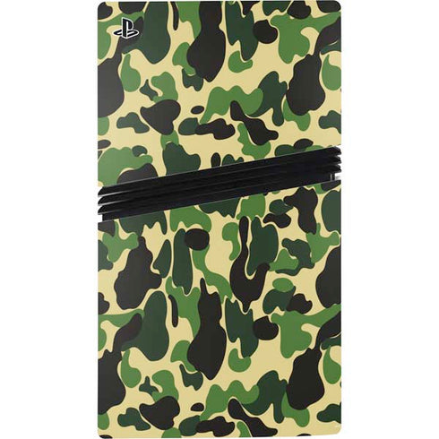 Green Street Camo PS5 Pro Disk Bundle Skin