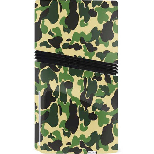 Green Street Camo PS5 Pro Disk Bundle Skin