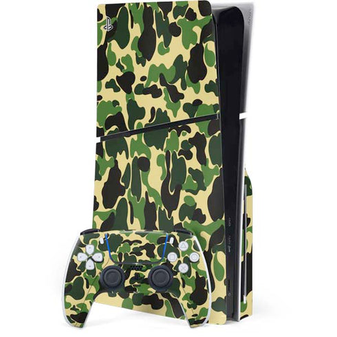 Green Street Camo PlayStation PS5 Skins