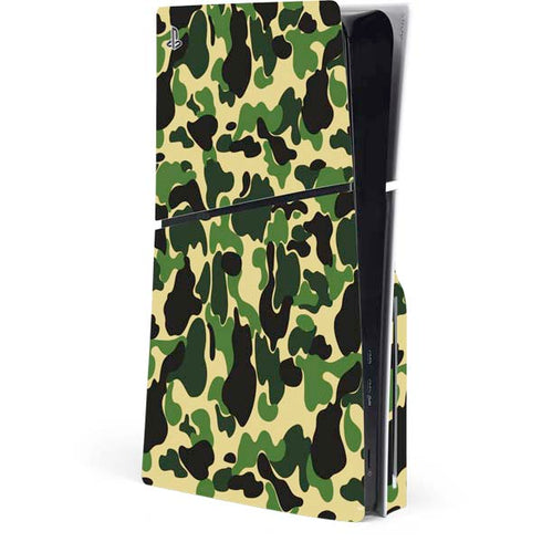 Green Street Camo PlayStation PS5 Skins