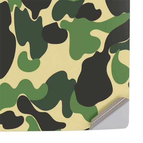 Green Street Camo PS5 Slim Digital Edition Console Skin