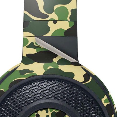 Green Street Camo Razer Kraken X Skin