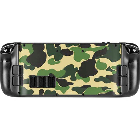 Green Street Camo Steam Deck Handheld Gaming Computer Skin