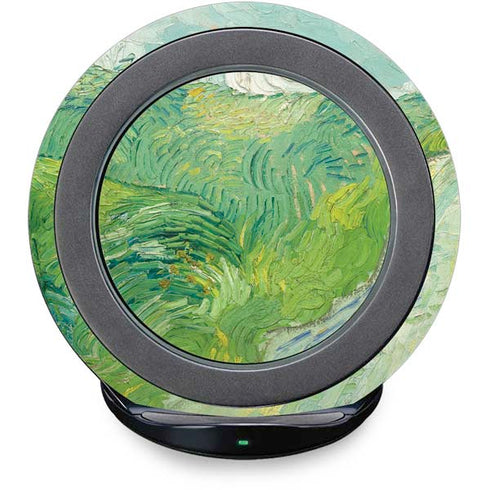 Green Wheat Fields by Vincent van Gogh Fast Charge Wireless Charging Stand Skin