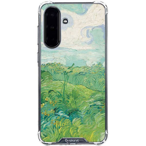 Green Wheat Fields by Vincent van Gogh Galaxy A36 5G Clear Case