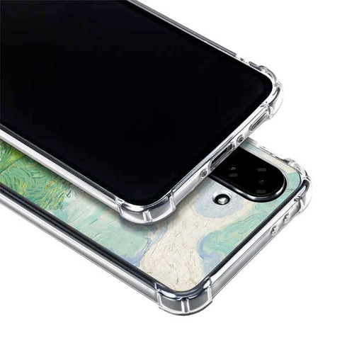 Green Wheat Fields by Vincent van Gogh Galaxy A36 5G Clear Case