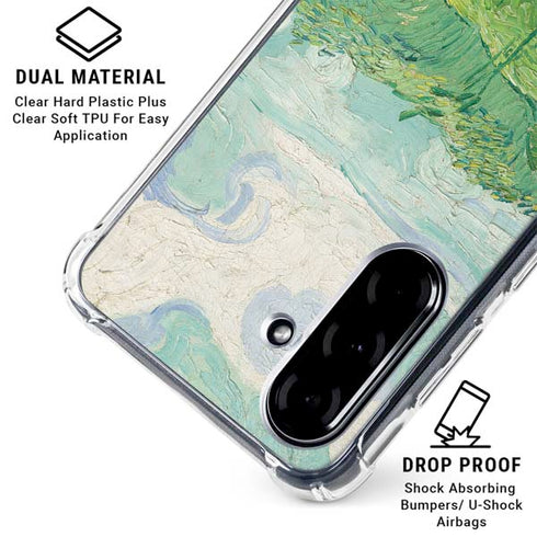 Green Wheat Fields by Vincent van Gogh Galaxy A36 5G Clear Case
