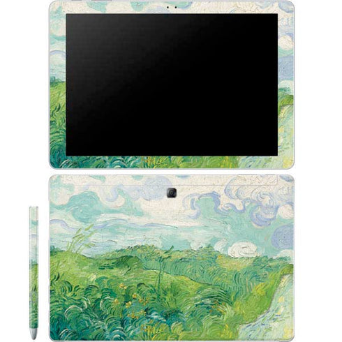 Green Wheat Fields by Vincent van Gogh Galaxy Book 12in Skin