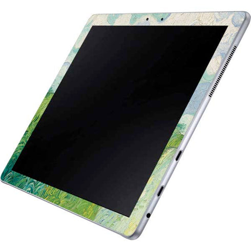 Green Wheat Fields by Vincent van Gogh Galaxy Book 12in Skin