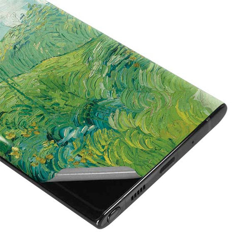 Green Wheat Fields by Vincent van Gogh Galaxy Note 10 Plus Skin