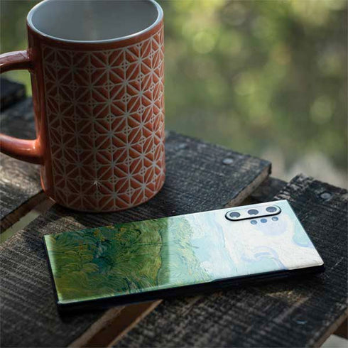 Green Wheat Fields by Vincent van Gogh Galaxy Note 10 Plus Skin