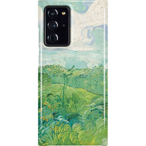 Green Wheat Fields by Vincent van Gogh Galaxy Cases