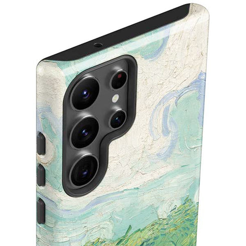 Green Wheat Fields by Vincent van Gogh Galaxy S23 Ultra Pro Case