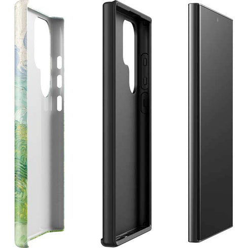 Green Wheat Fields by Vincent van Gogh Galaxy S23 Ultra Pro Case