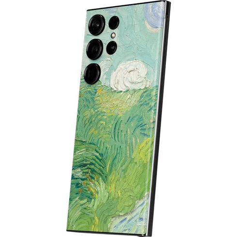 Green Wheat Fields by Vincent van Gogh Galaxy Skins