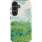 Green Wheat Fields by Vincent van Gogh Galaxy S25 Impact Case