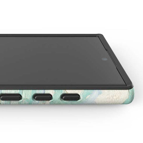 Green Wheat Fields by Vincent van Gogh Galaxy S25 Ultra Impact Case