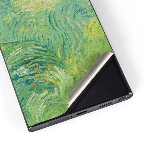 Green Wheat Fields by Vincent van Gogh Galaxy S25 Ultra Skin