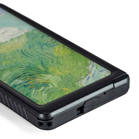 Green Wheat Fields by Vincent van Gogh Galaxy S24 Ultra Waterproof Case