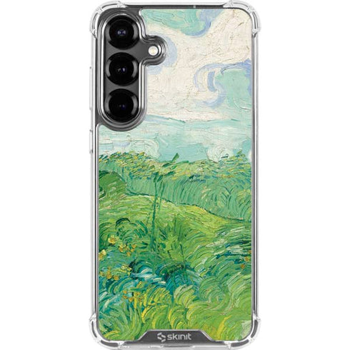 Green Wheat Fields by Vincent van Gogh Galaxy S26 Clear Case