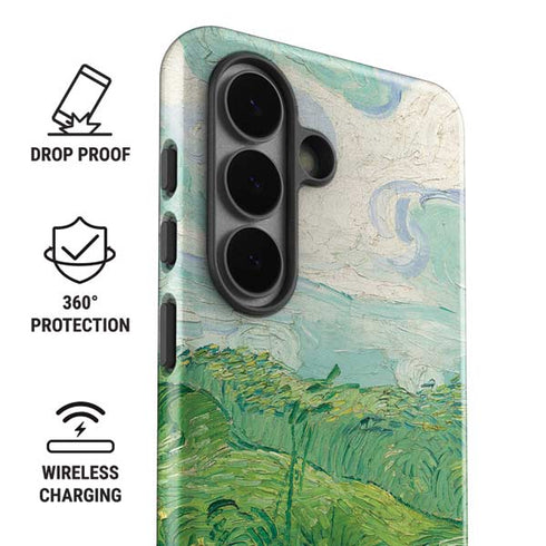 Green Wheat Fields by Vincent van Gogh Galaxy S26 Plus Impact Case