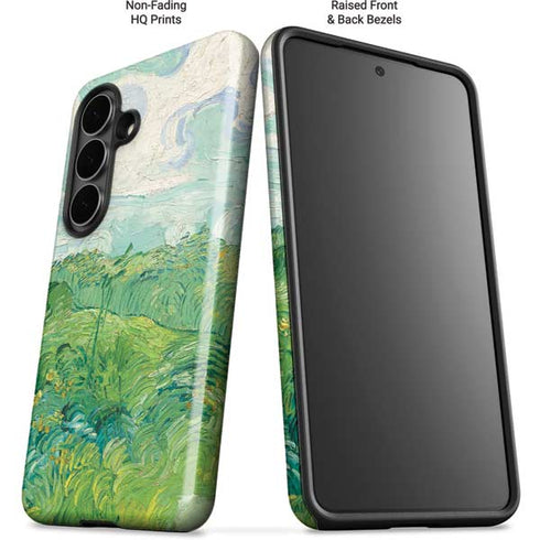Green Wheat Fields by Vincent van Gogh Galaxy S26 Plus Impact Case