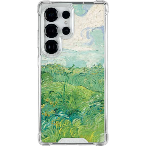 Green Wheat Fields by Vincent van Gogh Galaxy S26 Ultra Clear Case