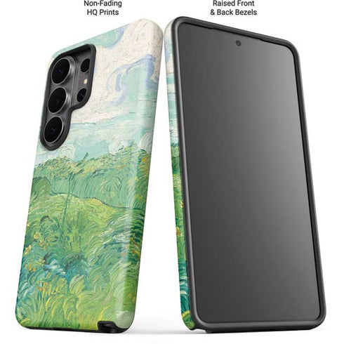 Green Wheat Fields by Vincent van Gogh Galaxy S26 Ultra Impact Case