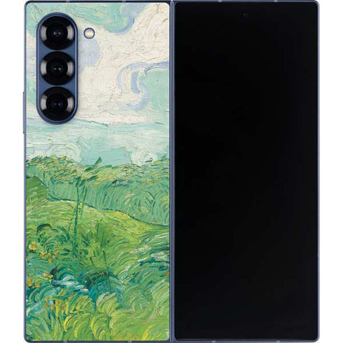 Green Wheat Fields by Vincent van Gogh Galaxy Z Fold6 Skin