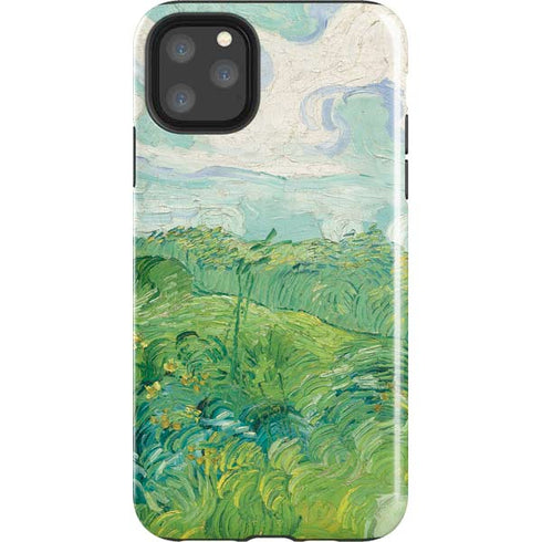 Green Wheat Fields by Vincent van Gogh iPhone Cases