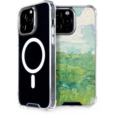 Green Wheat Fields by Vincent van Gogh iPhone Cases