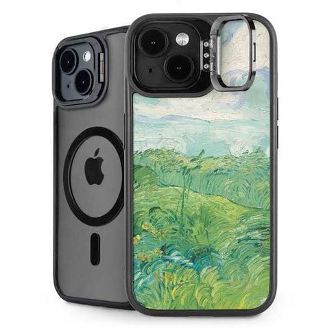 Green Wheat Fields by Vincent van Gogh iPhone 14 Kickstand Case