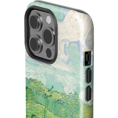 Green Wheat Fields by Vincent van Gogh iPhone 15 Pro Impact Case