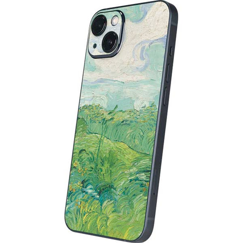 Green Wheat Fields by Vincent van Gogh iPhone 15 Skin