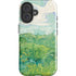 Green Wheat Fields by Vincent van Gogh iPhone 16 Plus Impact Case