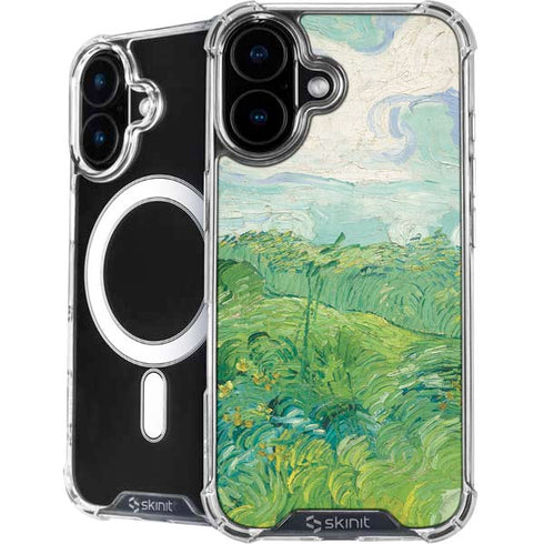 Green Wheat Fields by Vincent van Gogh iPhone 16 Plus MagSafe Case