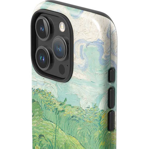 Green Wheat Fields by Vincent van Gogh iPhone 16 Pro Max Impact Case