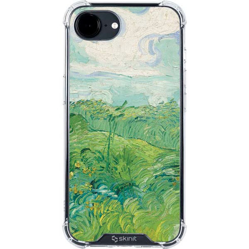 Green Wheat Fields by Vincent van Gogh iPhone 16e Clear Case