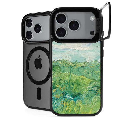 Green Wheat Fields by Vincent van Gogh iPhone 18 Pro Kickstand Case