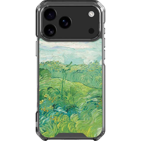 Green Wheat Fields by Vincent van Gogh iPhone 18 Pro Max Clear Case