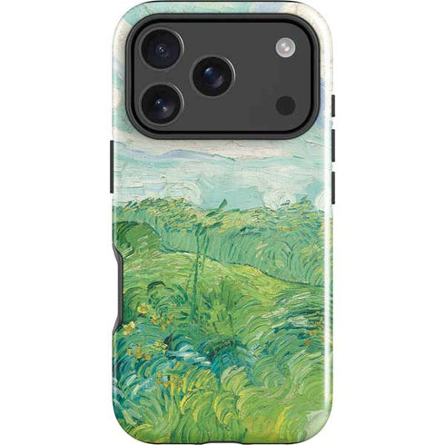 Green Wheat Fields by Vincent van Gogh iPhone 18 Pro Max Impact Case
