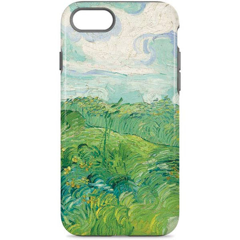 Green Wheat Fields by Vincent van Gogh iPhone Cases