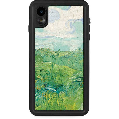 Green Wheat Fields by Vincent van Gogh iPhone Cases