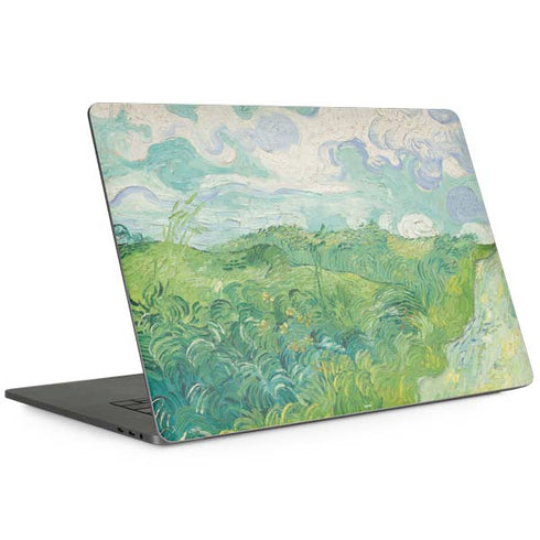 Green Wheat Fields by Vincent van Gogh MacBook Skins