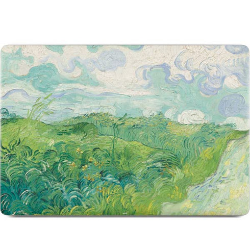 Green Wheat Fields by Vincent van Gogh MacBook Skins