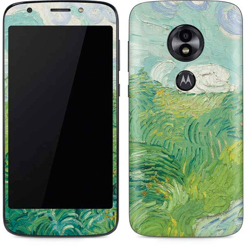 Green Wheat Fields by Vincent van Gogh Moto E5 Play Skin