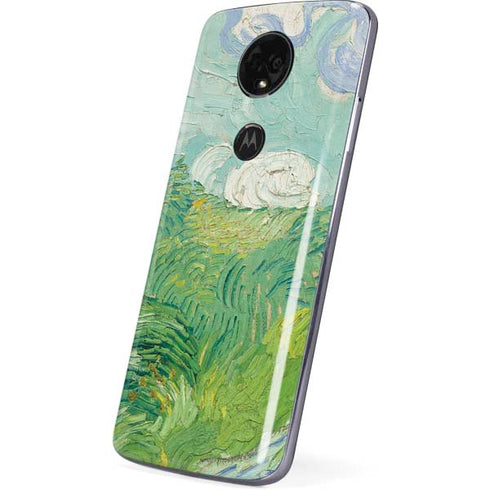 Green Wheat Fields by Vincent van Gogh Moto E5 Plus Skin